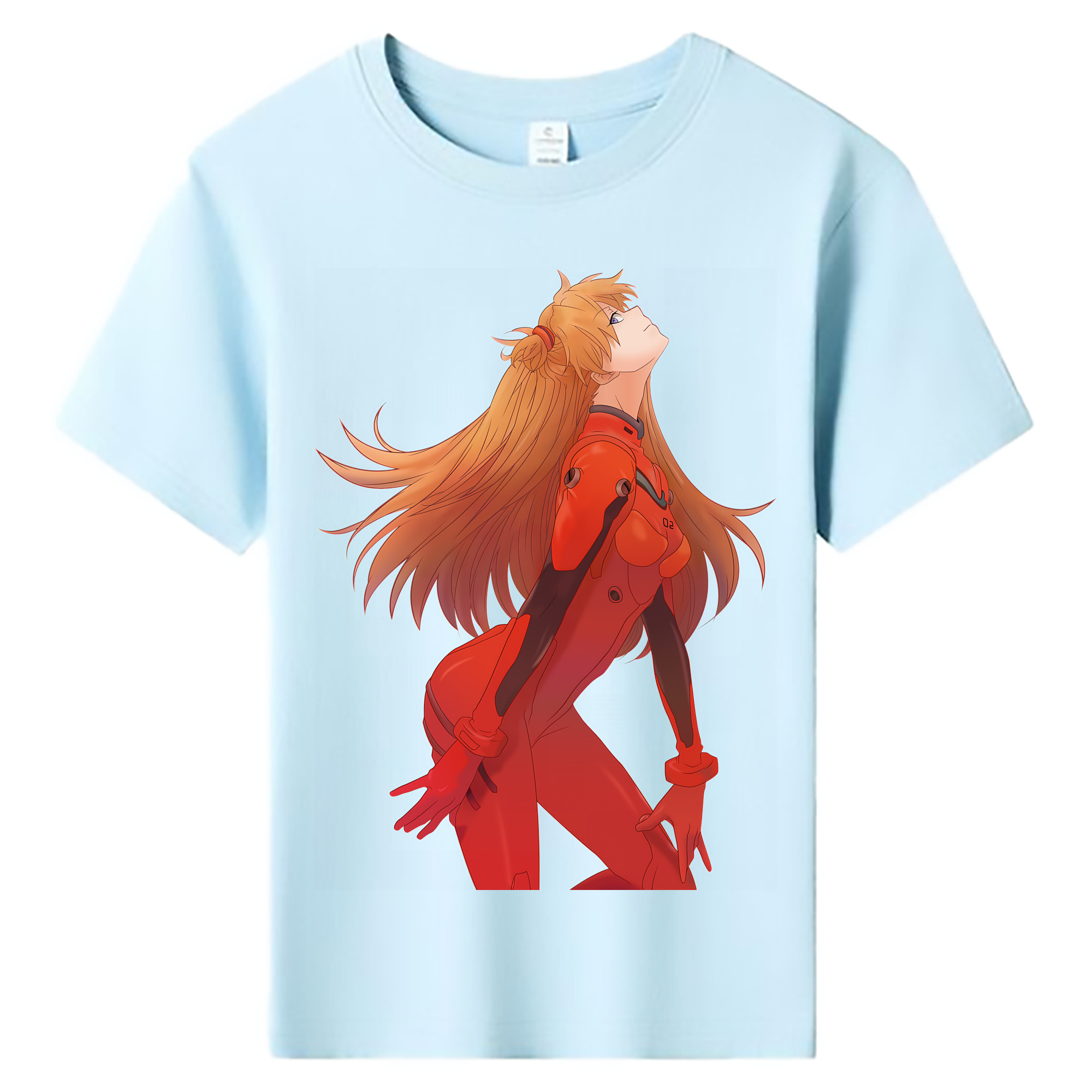 （画像用） EVA 新世紀エヴァンゲリオン 綿100％キッズTシャツ（フロントプリント）